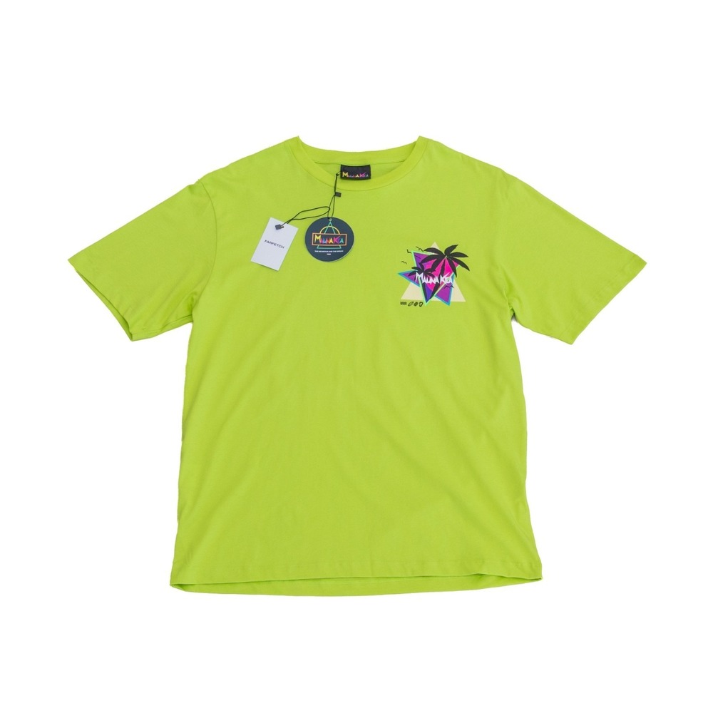 MAUNA KEA  Sunset Palms Cotton T-Shirt– Size‎ M – Made in Italy – NWT $98